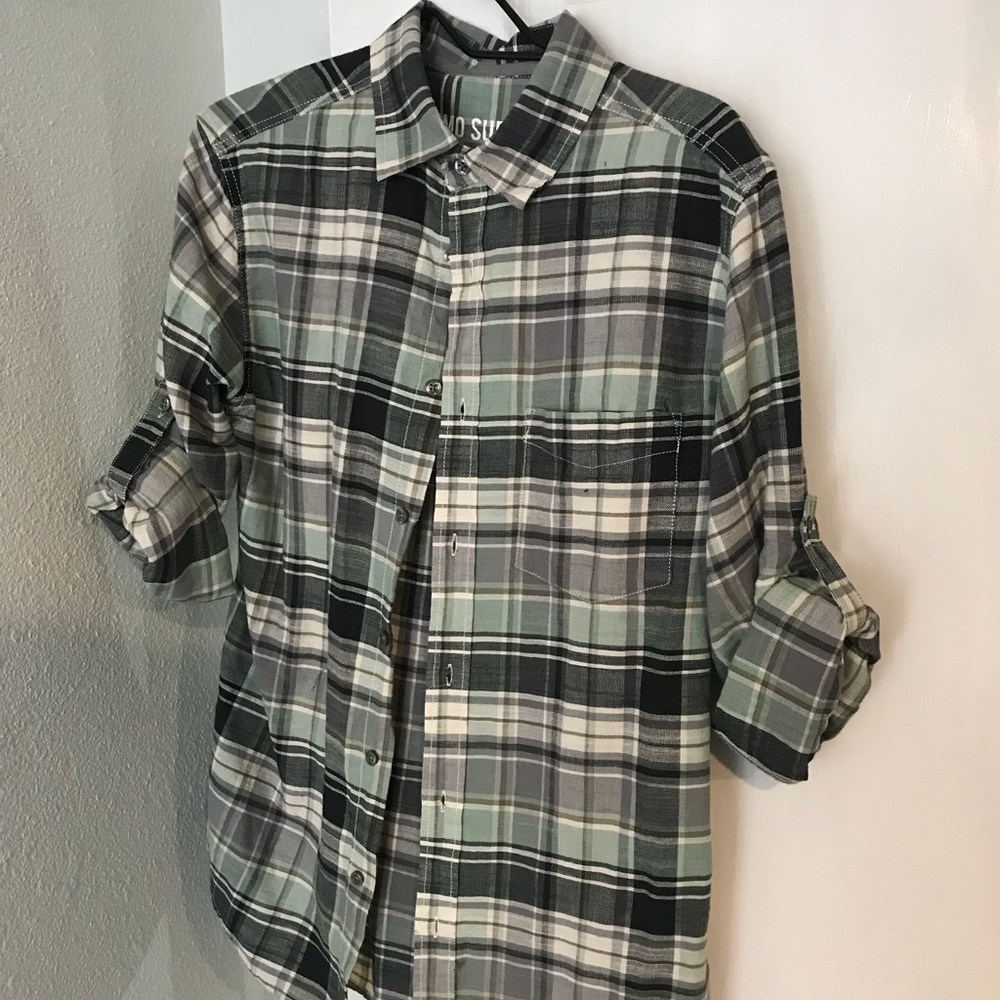 Mossimo Plaid Button Up
